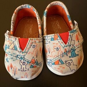 TINY TOMS: CLASSIC MULTI CANVAS BEARS FLATS